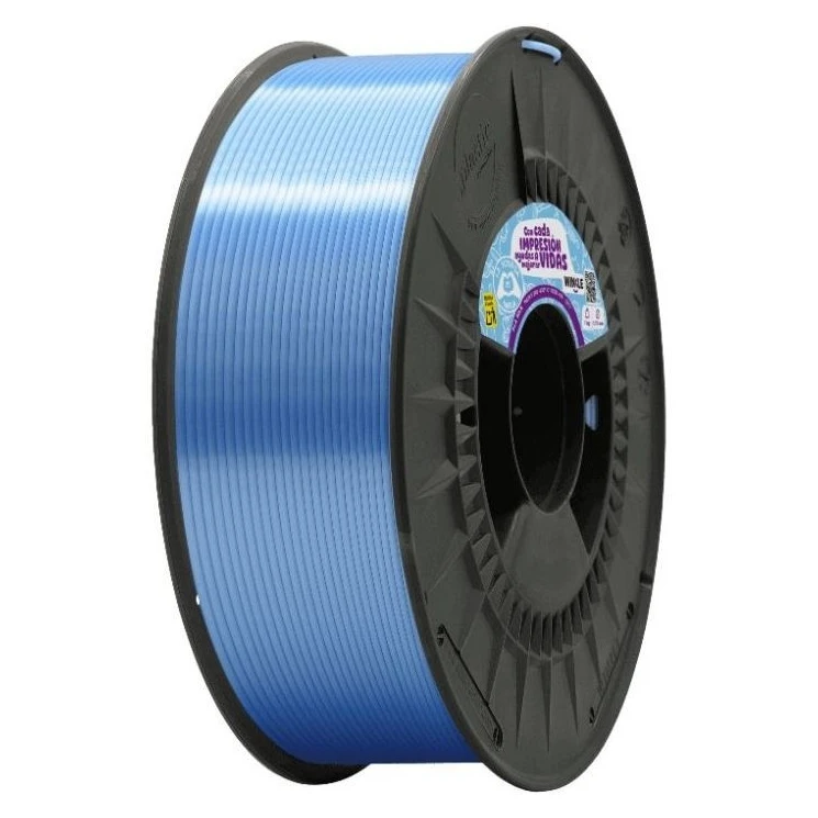 Пластик для 3D-принтера WINKLE PLA SILK 1.75mm, 1kg, Blue (PSI01000175SONMARWNK) (UA)