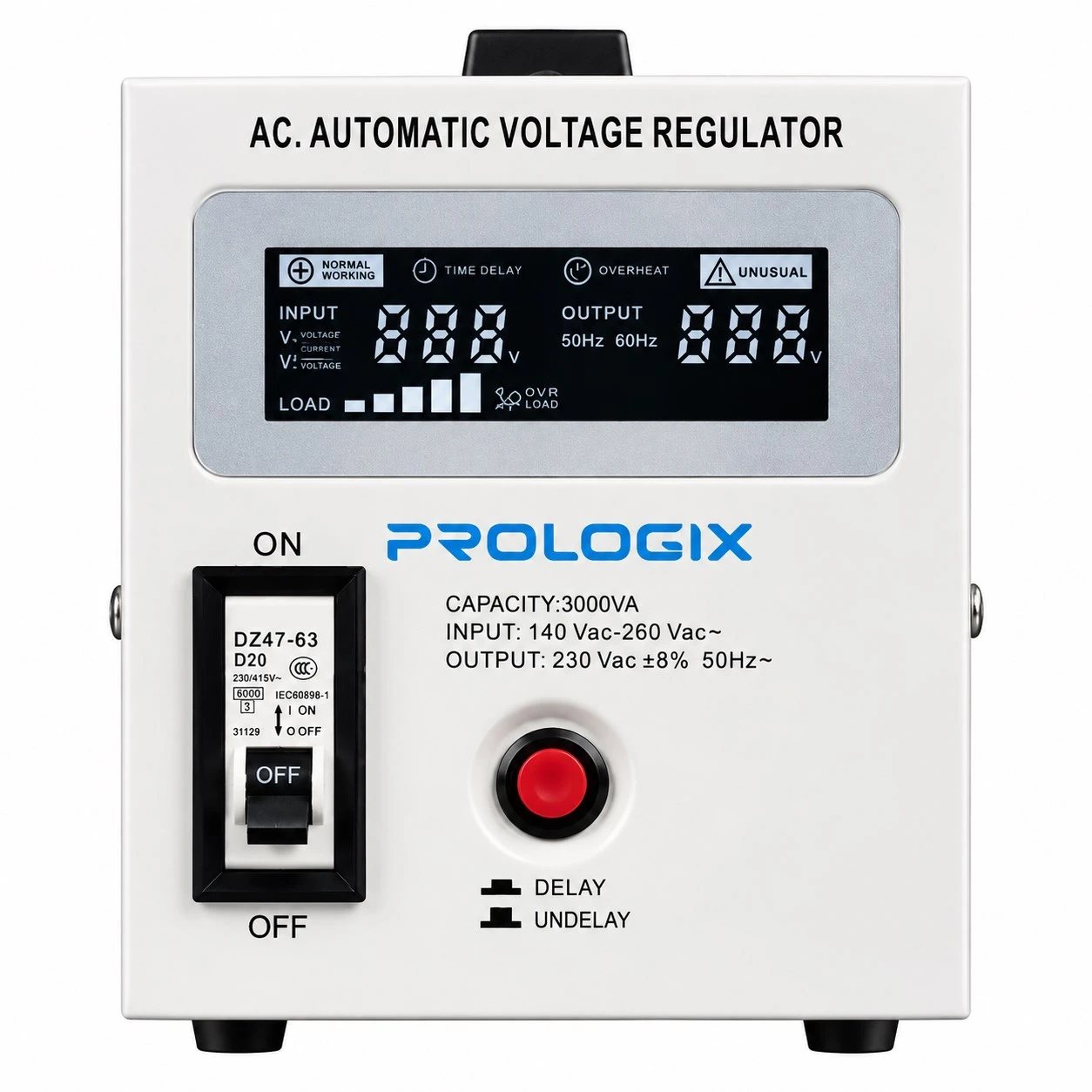Стабилизатор напряжения Prologix 3000VA (PLSTAB-REL3000T) (UA)