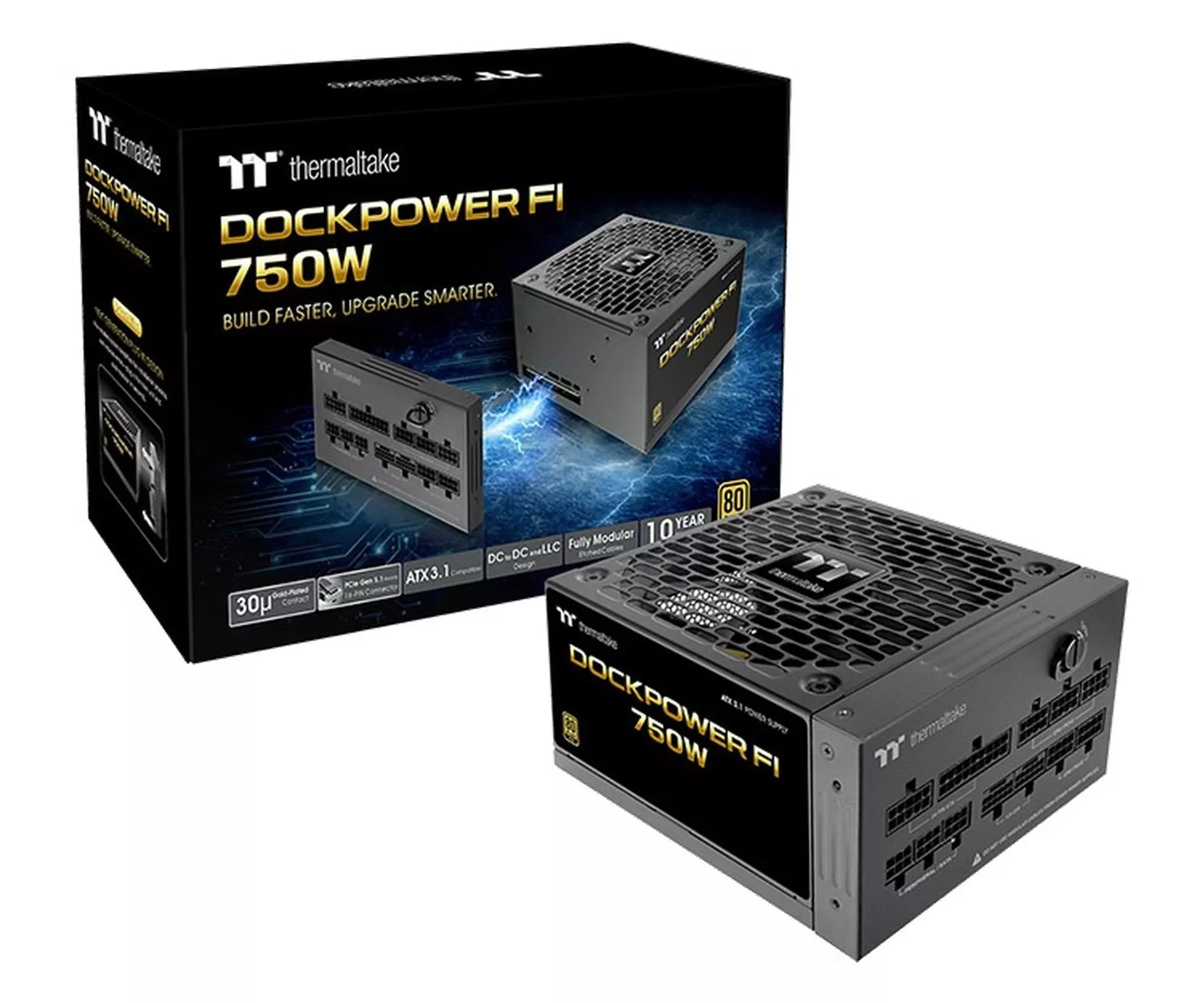 Блок питания Thermaltake Dockpower FI 750W 80 Plus Gold modular ATX3.1 Gen5 (PS-DCP-0750FNFAGE-2) EU