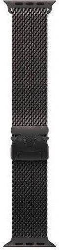 ремешок Apple Ремінець Milanese Loop Black Titanium для Watch 44/45/46/49mm Small (MXKF3)