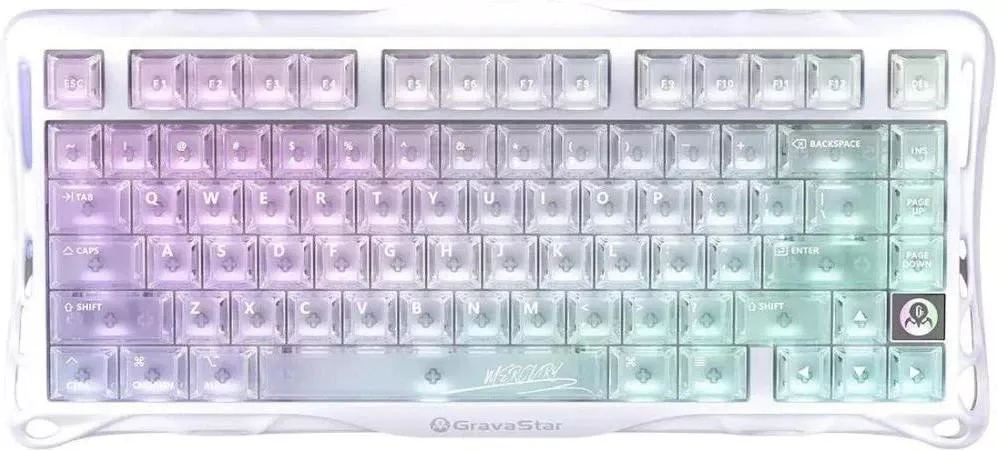 Клавиатура Gravastar Mercury K1 Lite Crystal Aurora (GSK1LITE_XTAL_AUROA) (UA)