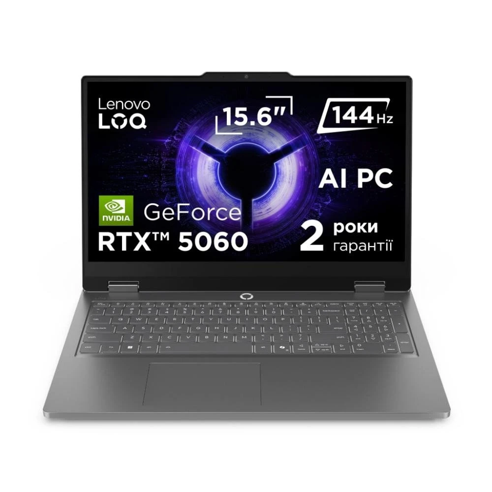 Ноутбук Lenovo LOQ Essential 15IRX11 Luna Grey (83SC0090RA) (UA)