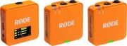 микрофонная радиосистема для камеры, для смартфона Rode Wireless GO Gen 3 Orange