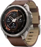Смарт-годинники Garmin Fenix 9 Pro inReach 51mm Titanium з коричневою шкіряною стрічкою (010-04337-40/41)