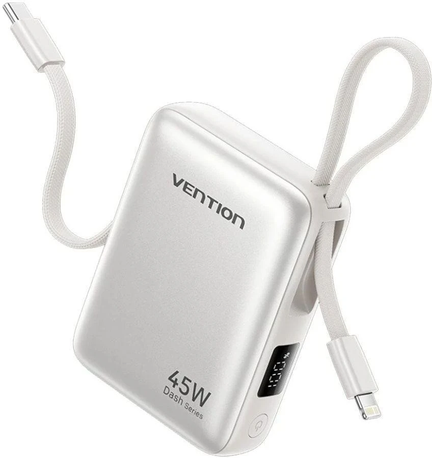 Мобільна батарея Vention 10000mAh 45W Beige (FKMN0) (UA)