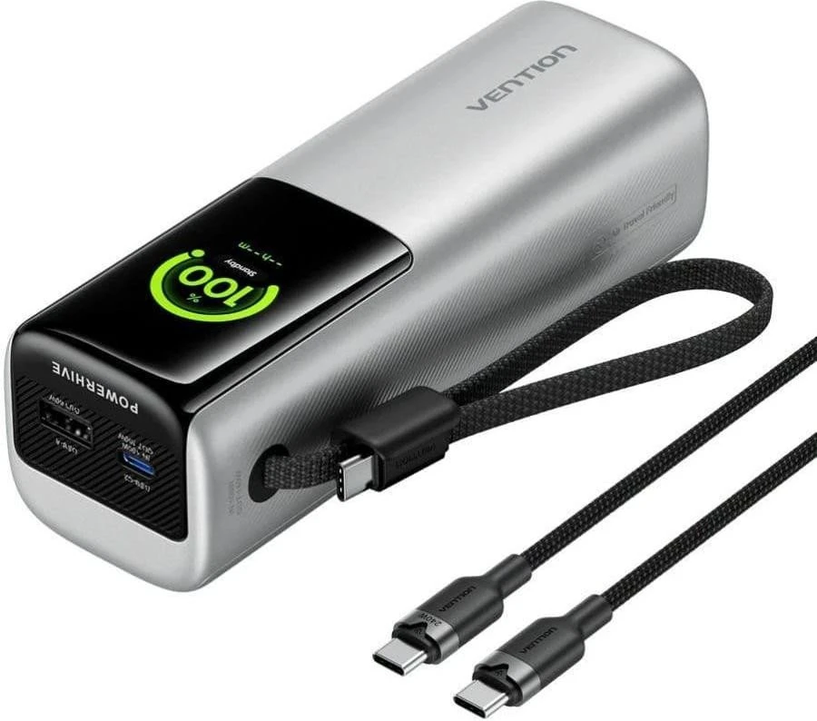 Мобильная батарея Vention 27000mAh 200W Silver (FKGI0) (UA)
