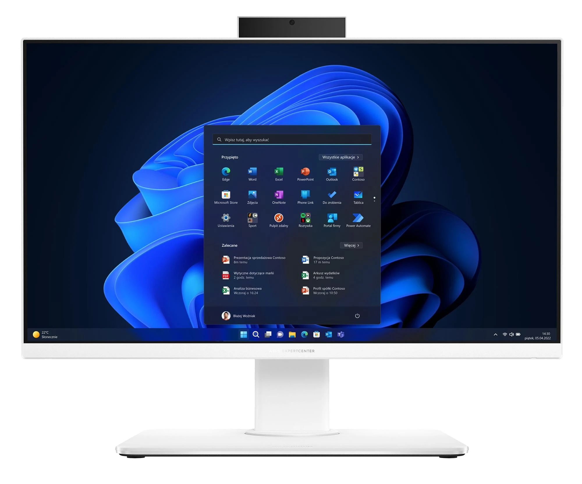 Компьютер ASUS ExpertCenter AIO P440VA 24 Core 7-240H/16GB/512/Win11P White (P440VA-WPC021X) EU
