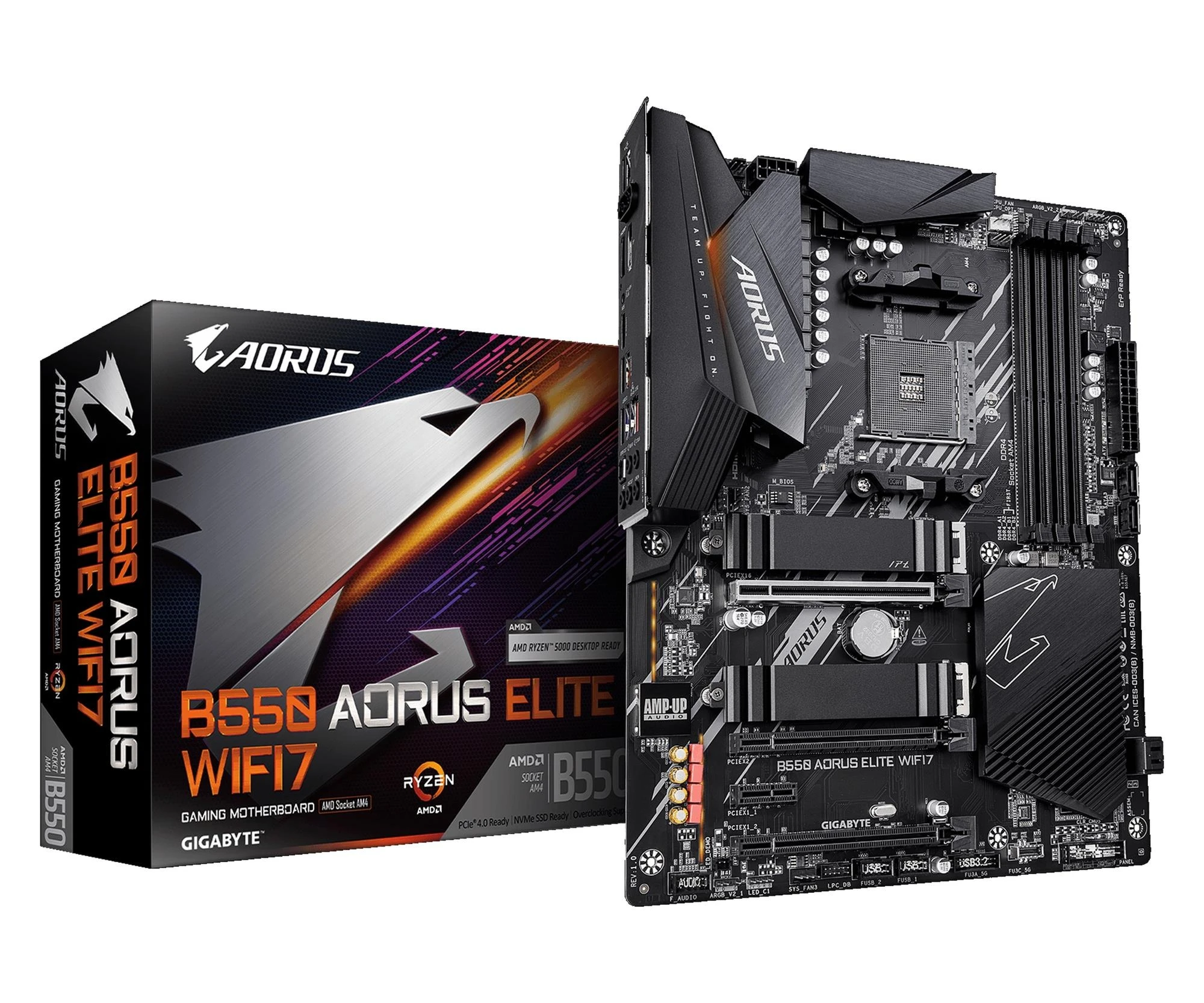 Материнська плата Gigabyte B550 AORUS ELITE WIFI7 EU