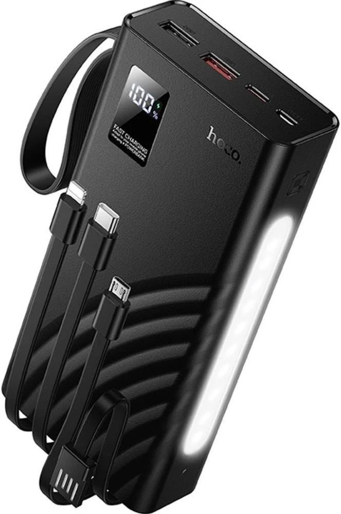 Мобильная батарея Hoco J155 20000mAh Shine Black