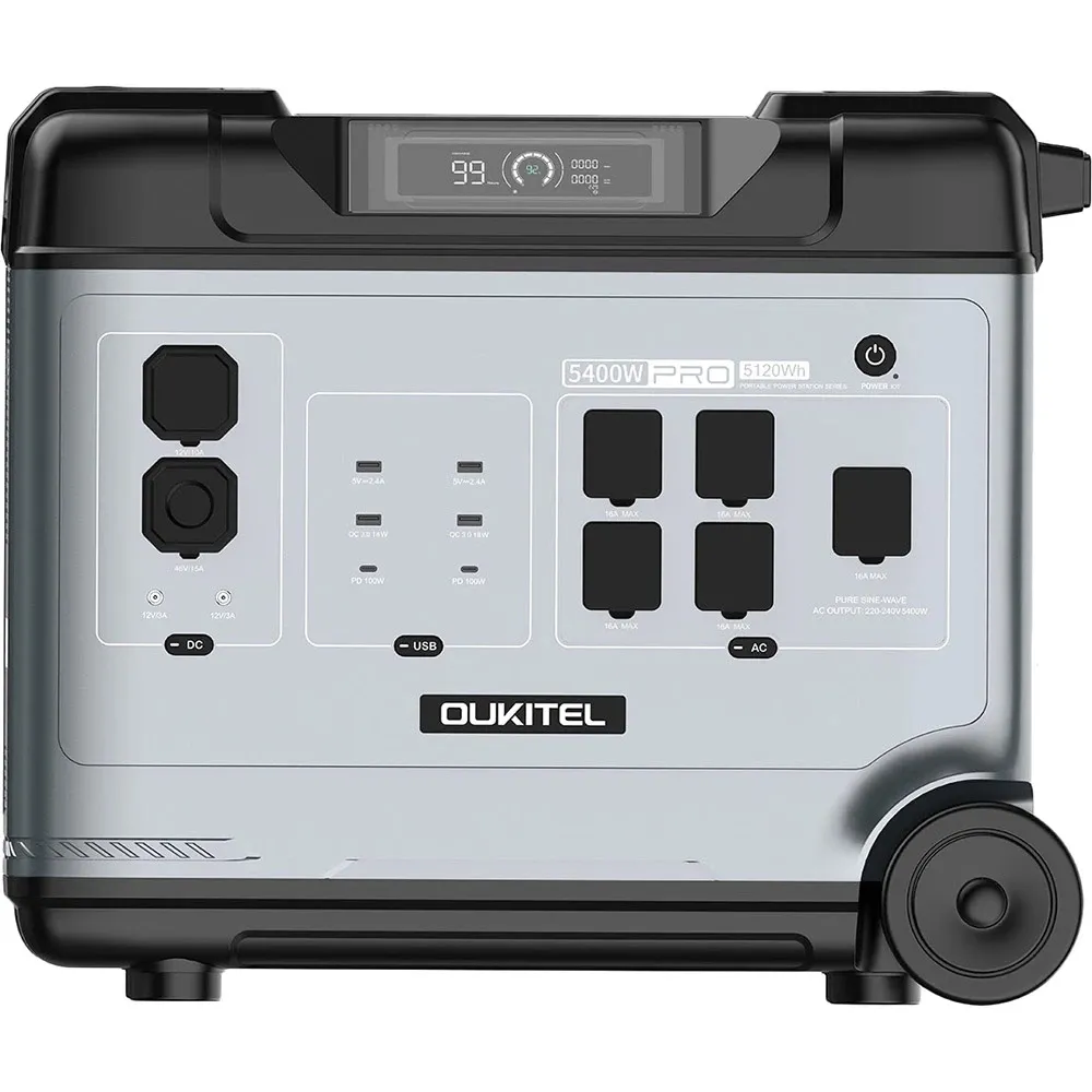 OUKITEL BP5000E Pro Max 5120Wh 6000W