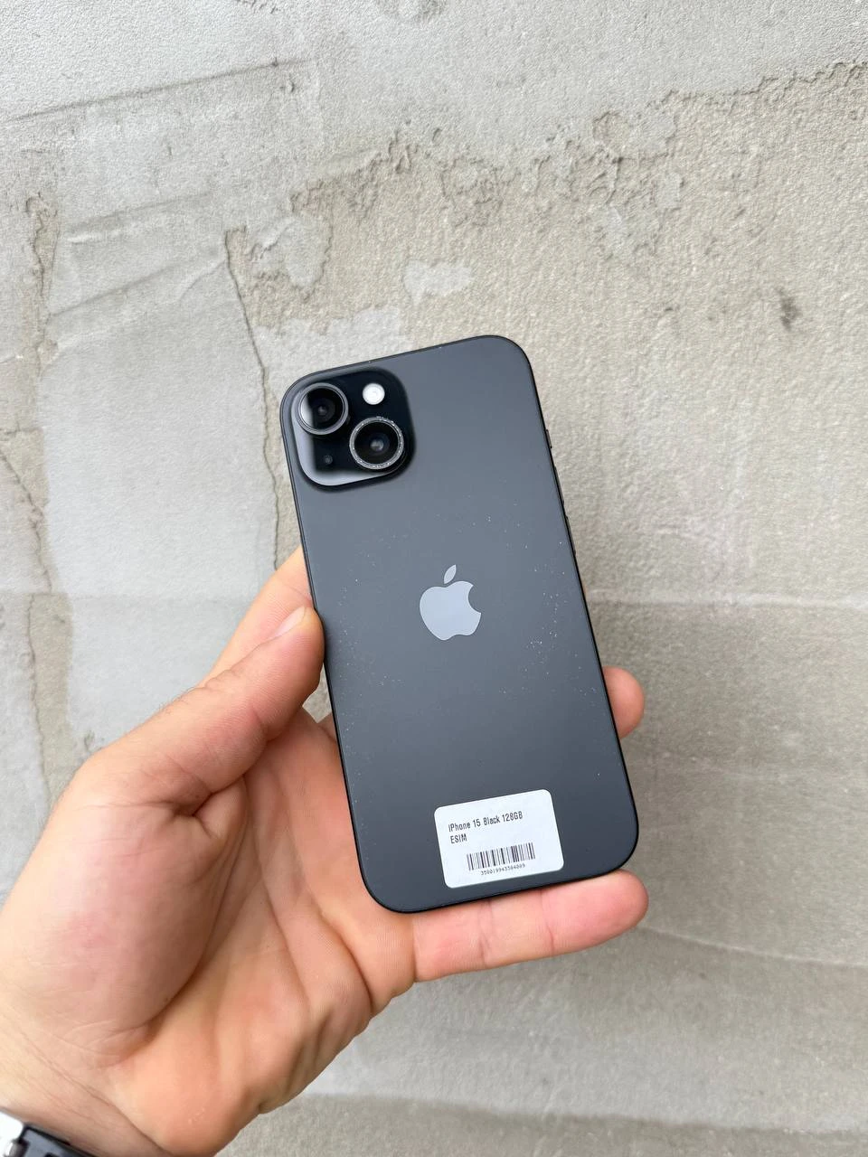 Б/У Apple iPhone 15 128GB eSIM Black (Хорошее состояние) (MTLV3)