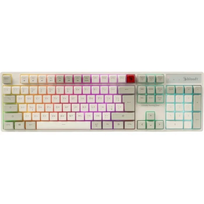 Клавіатура A4Tech Bloody B230N USB UA White (4711421003131) (UA)