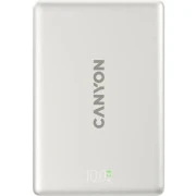 Canyon 10000mAh OnPower 511 PD20W Magnetic wireless MagSafe Grey (CNS-CPB511G) (UA)