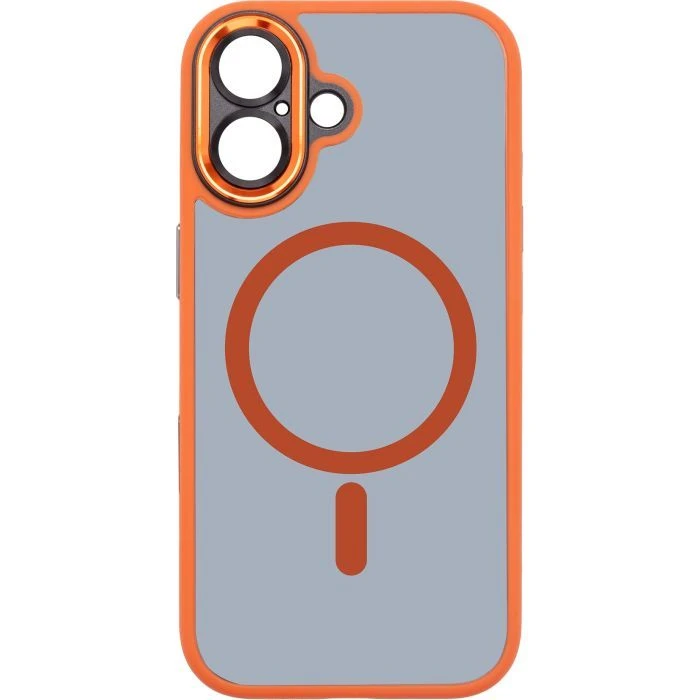 Чехол для мобильного телефона Armorstandart Unit MagCase SE Apple iPhone 17 Orange Black (ARM86315) (UA)