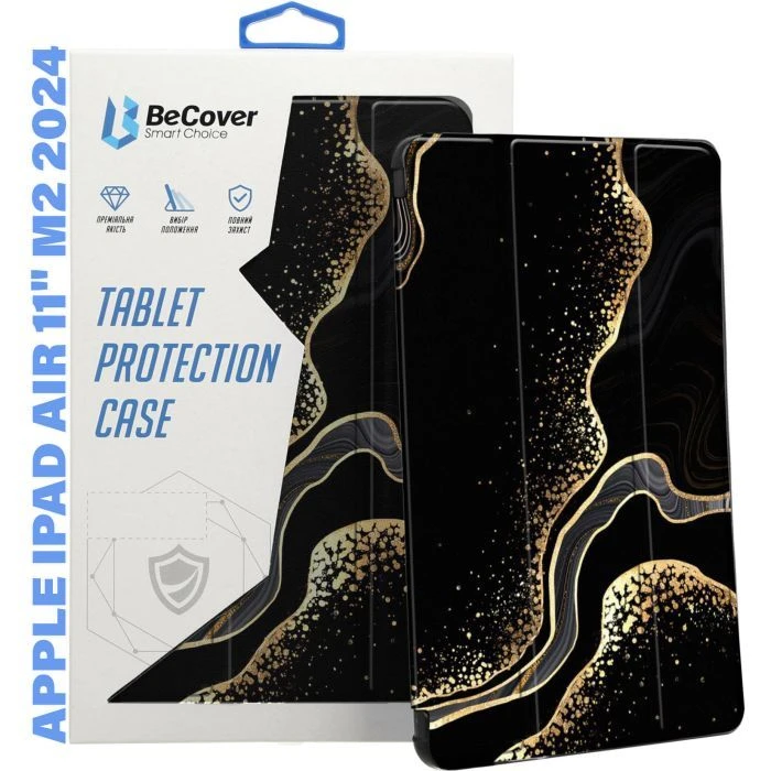 Чехол для планшета BeCover Smart Case Apple iPad Air 11 M2/M3 (2024/2025) Black Abstraction (711598) (UA)