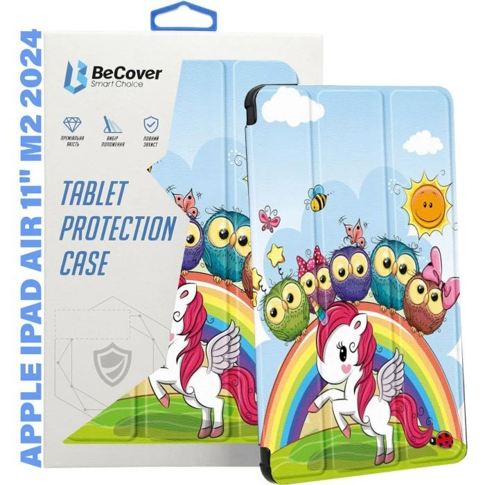 Чохол для планшета BeCover Smart Case Apple iPad Air 11 M2/M3 (2024/2025) Friends Unicorn (711603) (UA)
