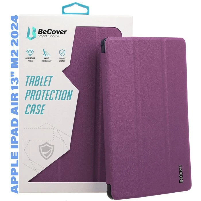 Чохол для планшета BeCover Smart Case Apple iPad Air 13 M2/M3 (2024/2025) Purple (711614) (UA)