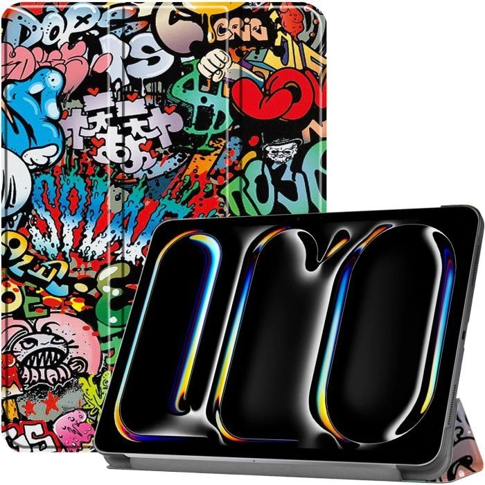 Чохол для планшета BeCover Smart Case Apple iPad Pro 11 M4 2024 Graffiti (711637) (UA)