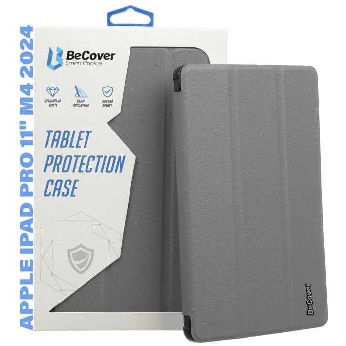 Чохол для планшета BeCover Smart Case Apple iPad Pro 11 M4 2024 Grey (711625) (UA)