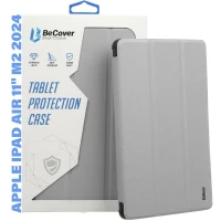 Чехол для планшета BeCover Soft Edge Apple iPad Air 11 M2/M3 (2024/2025) Gray (711428) (UA)