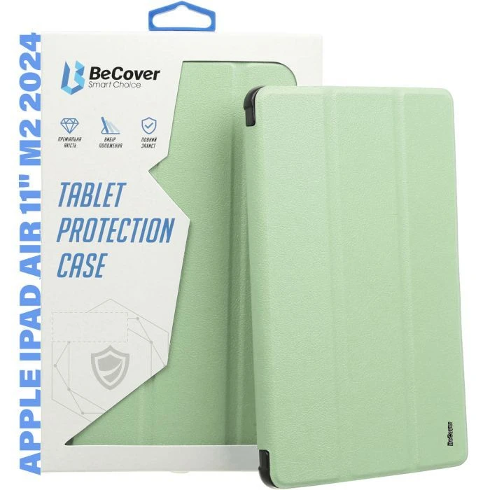 Чохол для планшета BeCover Soft Edge Apple iPad Air 11 M2/M3 (2024/2025) Green (711427) (UA)