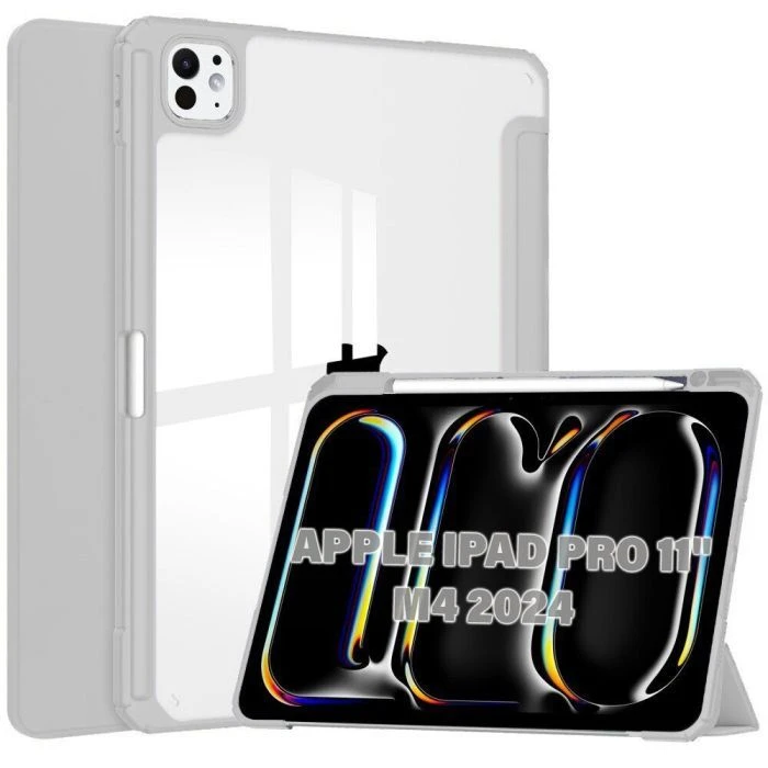 Чохол для планшета BeCover Soft Edge TPU Apple iPad Pro 11 M4 2024 Сірий (711715) (UA)