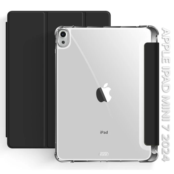 Чехол для планшета BeCover Soft Edge with Apple Pencil Holder iPad Mini 7 2024 Black (712465) (UA)