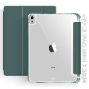 Чохол для планшета BeCover Soft Edge з тримачем для Apple Pencil iPad Mini 7 2024 Темно-зелений (712466) (UA)