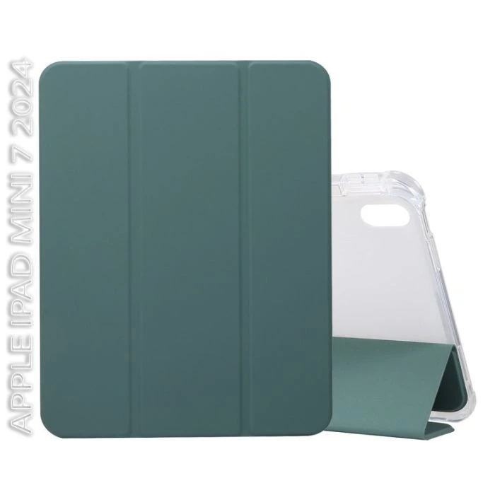 Чохол для планшета BeCover Soft TPU Apple iPad Mini 7 2024 Темно-зелений (712438) (UA)