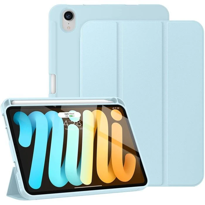 Чохол для планшета BeCover Soft TPU Pencil Apple iPad mini 6 2021 Light Blue (706757) (UA)