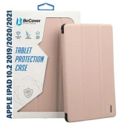 Чохол для планшета BeCover Tri Fold Hard Apple iPad 10.2 2019/2020/2021 Рожевий (711127) (UA)