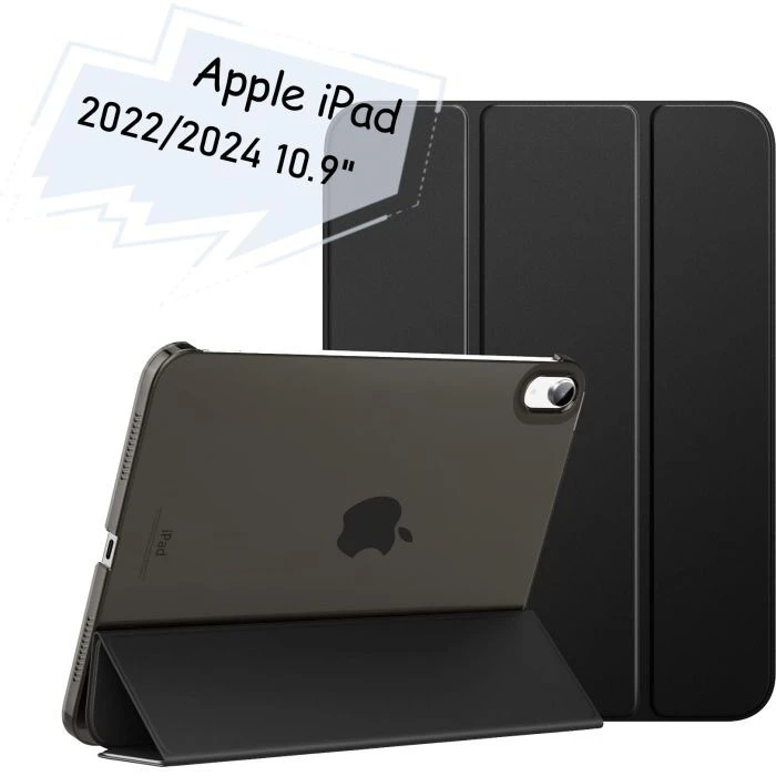 Чохол для планшета BeCover Tri Fold Hard Apple iPad 10.9 2022/24/11 2025/2024 Black (712983) (UA)