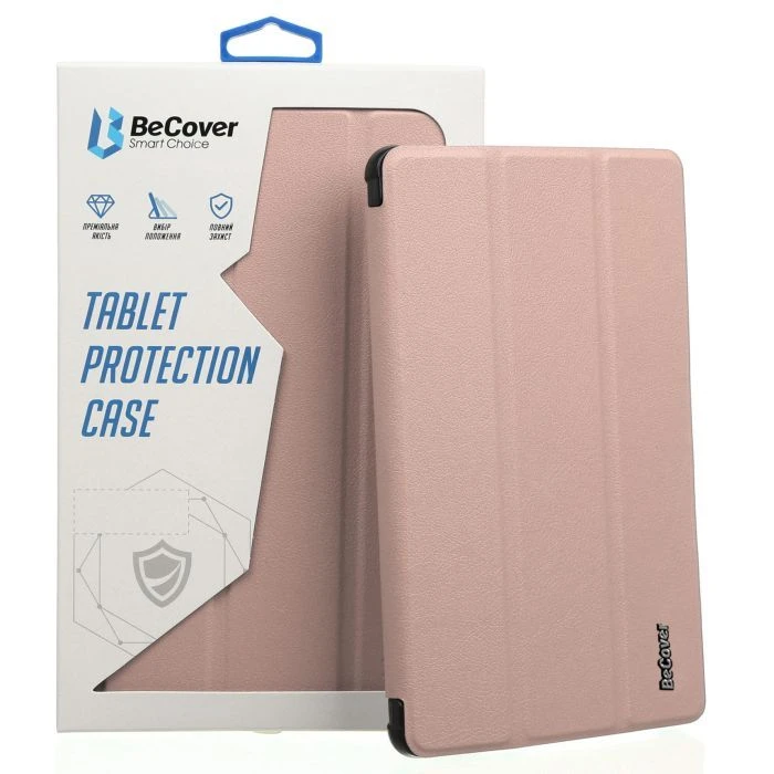 Чохол для планшета BeCover Tri Fold Hard Apple iPad mini 6 2021 Рожевий (706857) (UA)