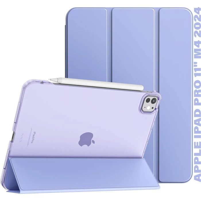 Чехол для планшета BeCover Tri Fold Hard Apple iPad Pro 11 M4 2024 Purple (711729) (UA)