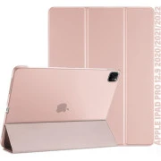 Чехол для планшета BeCover Tri Fold Hard Apple iPad Pro 12.9 2020/2021/2022 Pink (711721) (UA)