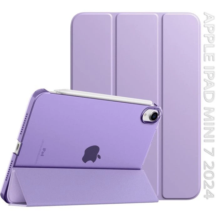 Чохол для планшета BeCover Tri Fold Hard BeCover Apple iPad Mini 7 2024 Purple (712455) (UA)