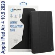 Чехол для планшета BeCover Tri Fold Hard TPU Apple iPad Air 4 10.9 2020/2022 Black (706749) (706749) (UA)