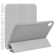 Чохол для планшета BeCover Tri Fold Hard TPU Apple iPad Mini 7 2024 Gray (712446) (UA)