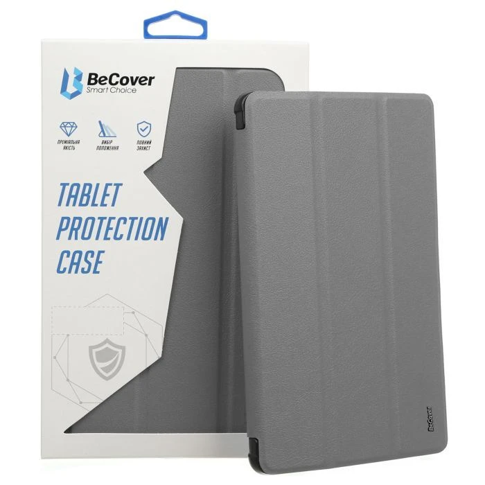 Чохол для планшета BeCover Tri Fold Soft TPU Apple iPad mini 6 2021 Gray (706722) (UA)
