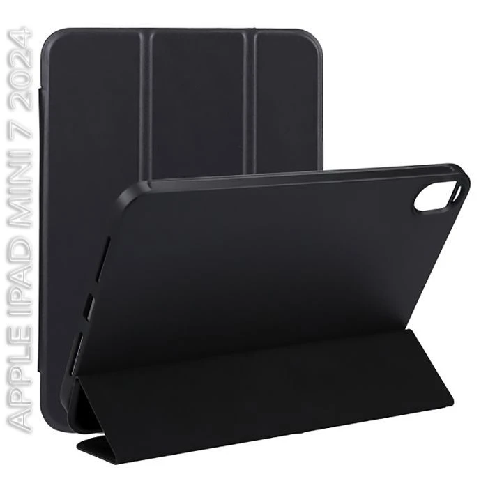 Чохол для планшета BeCover Tri Fold Soft TPU BeCover Apple iPad Mini 7 2024 Black (712444) (UA)