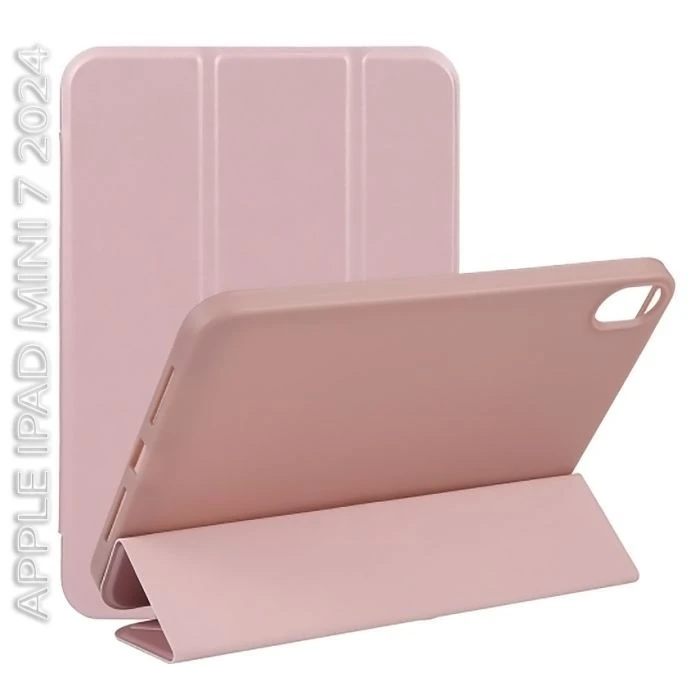 Чохол для планшета BeCover Tri Fold Soft TPU BeCover Apple iPad Mini 7 2024 Pink (712448) (UA)