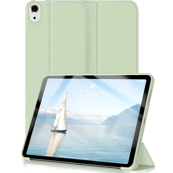 Чохол для планшета BeCover Tri Fold Soft TPU Silicone Apple iPad 10.9 2022/24/11 2025 Light Green (708520) (UA)