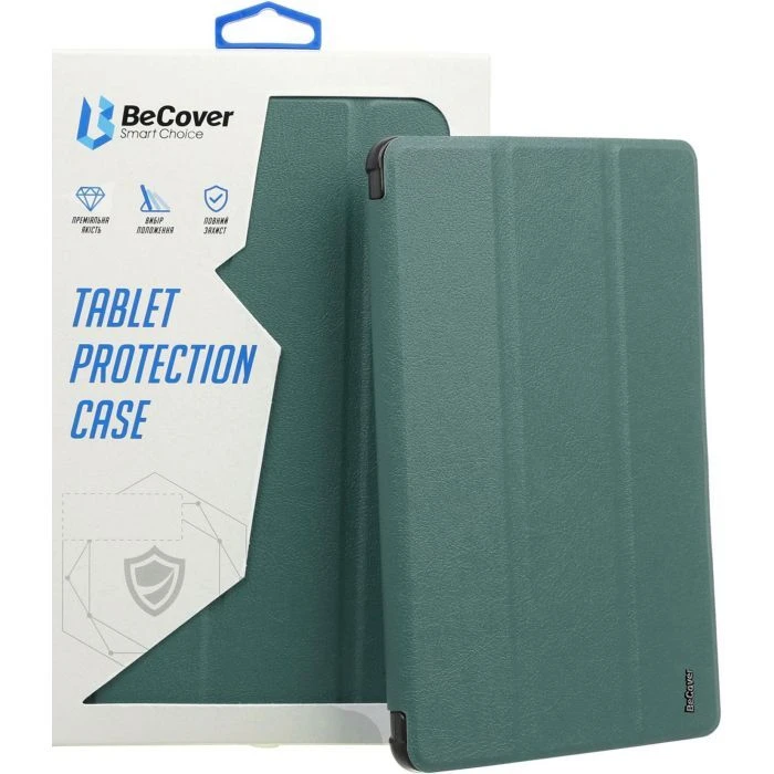 Чехол для планшета BeCover Tri Fold Soft TPU Silicone Apple iPad Air 13 M2/M3 (2024/2025) Dark Green (711470) (UA)