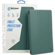 Чохол для планшета BeCover Tri Fold Soft TPU Silicone Apple iPad Pro 12.9 2020/2021/2022 Темно-зелений (709713) (UA)