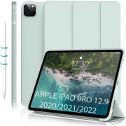 Чохол для планшета BeCover Tri Fold Soft TPU Silicone Apple iPad Pro 12.9 2020/2021/2022 Light Green (711738) (UA)