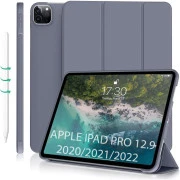 Чехол для планшета BeCover Tri Fold Soft TPU Silicone Apple iPad Pro 12.9 2020/2021/2022 Purple (711739) (UA)