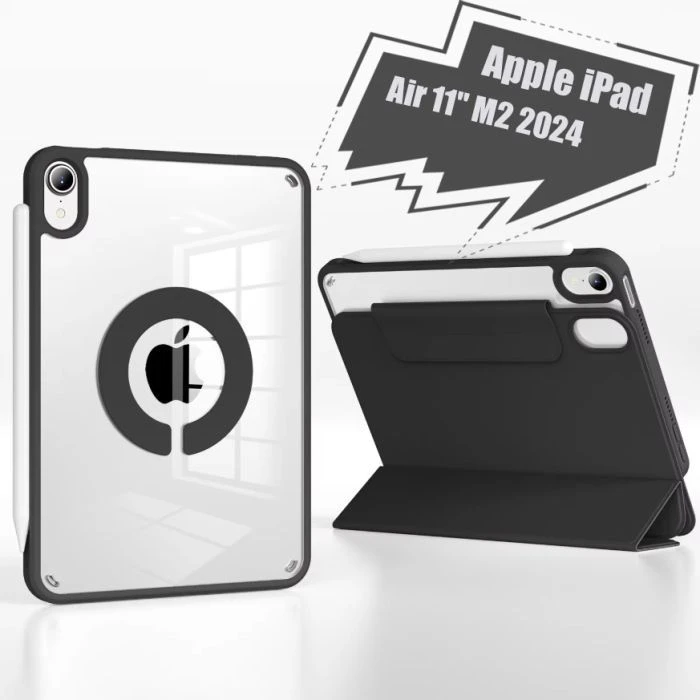 Чехол для планшета BeCover Ultra Slim Origami Flex Apple iPad Air 11 M2/M3 (2024/2025) Black (712975) (UA)
