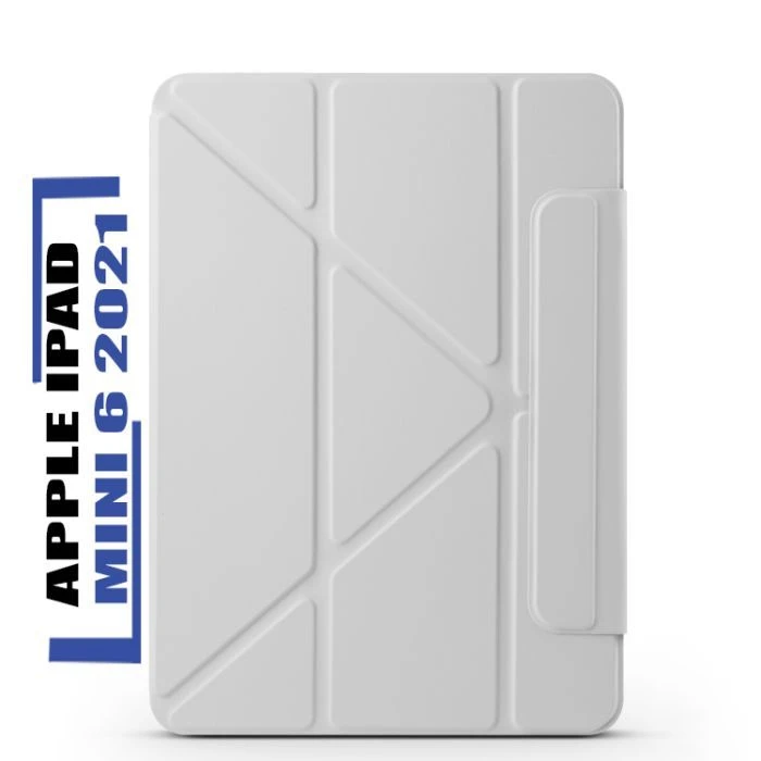 Чехол для планшета BeCover Ultra Slim Origami Magnetic Apple iPad Mini 6 2021 Gray (712944) (UA)