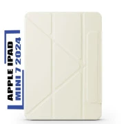 Чохол для планшета BeCover Ultra Slim Origami Magnetic Apple iPad Mini 7 2024 Бежевий (712948) (UA)