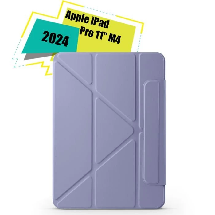 Чохол для планшета BeCover Ultra Slim Origami Magnetic Apple iPad Pro 11 M4 2024 Deep Purple (712963) (UA)